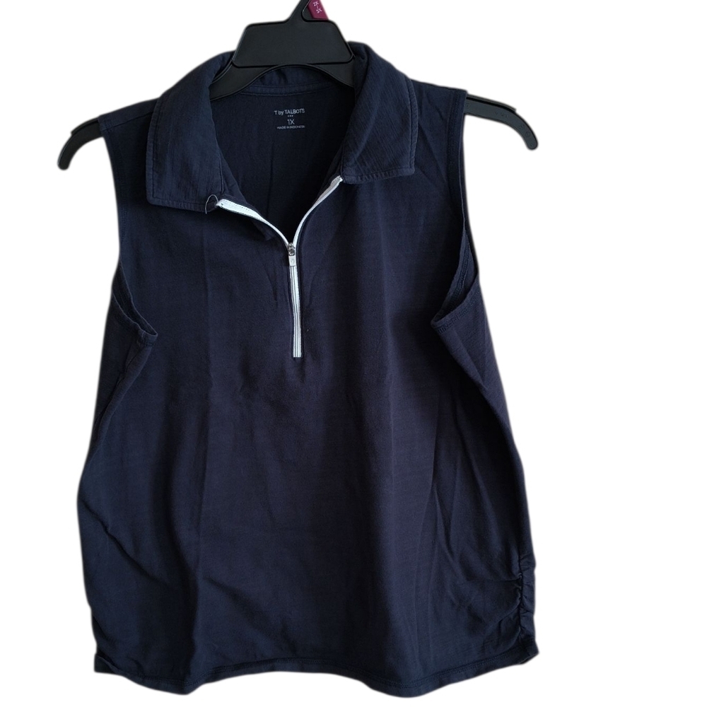 Women's Black Sleeveless Top